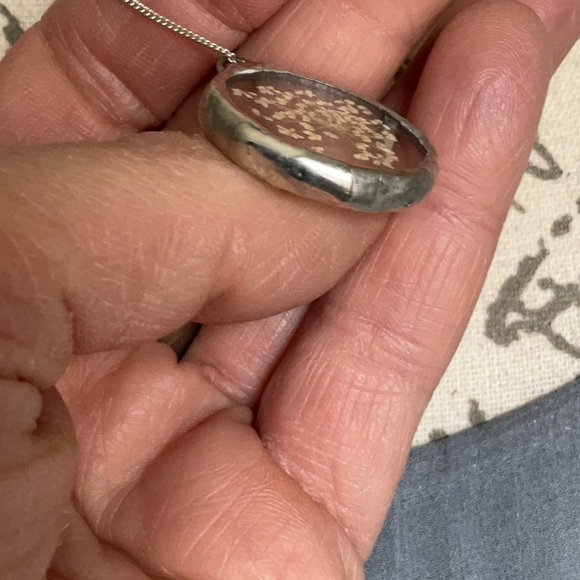 NWT Silver necklace with handmade pendant. OS - Picture 8 of 9